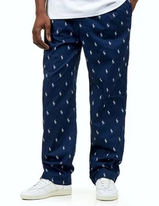 Polo Ralph Lauren Pantalone lungo da Casa Logo Allover - Foto 1 di 3