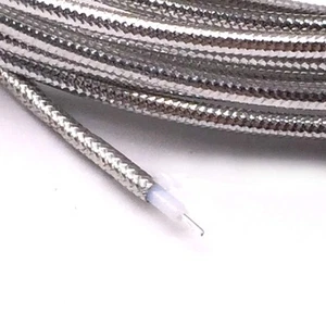 RG405 Coaxial Cable Semi-Flexible Silver Plated Conductor (10 Feet) - Picture 1 of 2