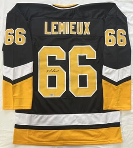 Mario Lemieux Trikot "the Magnificent One" signiert handsigniert mit COA HOF '97 - Bild 1 von 8