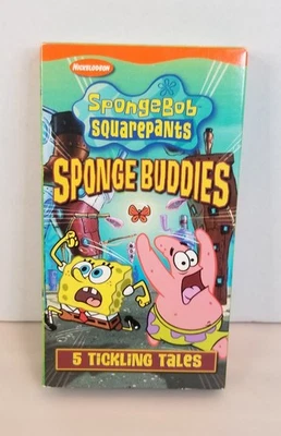 Spongebob Squarepants Sponge Buddies VHS  Nickelodeon Tested Working  - Image 1 of 4