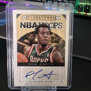 Ish Smith 2013-14 NBA HOOPS Signatures Auto Bucks Retro - Bild 1 von 2