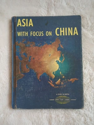 Asia With Focus on China Herold Wiens Margaret Hertel 1964 Vtg HC Ex Lib Fideler - Image 1 of 4