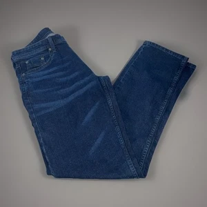 Kenneth Cole Jeans Mens 30x32 Classic Stretch Bootcut Dark Blast Wash Denim NWT - Picture 1 of 5