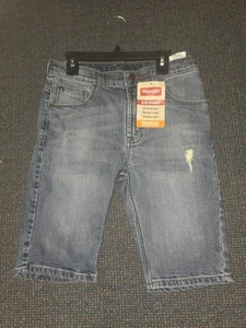 Wrangler Young Boys Blue Jean Shorts Size 14R - Picture 1 of 5
