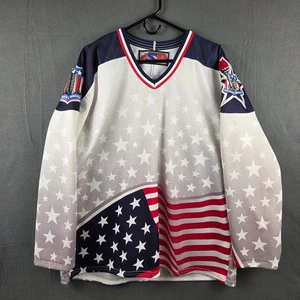 SP Sportswear USA Team God Bless America Hockey Trikot Vintage Herren Größe Large - Bild 1 von 11