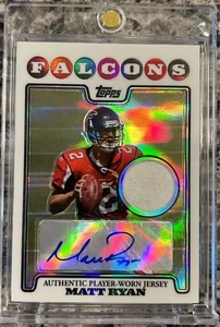 2008 Topps Rookie Premier Matt Ryan REFRACTOR RC JSY Auto 05/10 - Picture 1 of 2