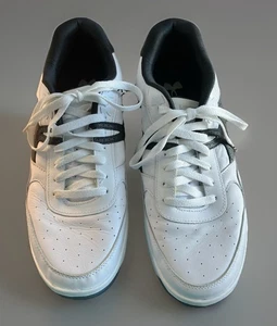 Under Armour Court 96 Blanco Con Logo Negro 3028633-101 Hombres Zapatos para Correr 13 - Imagen 1 de 8