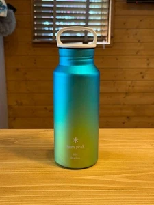 Snow Peak Titanium Aurora Bottle 800ml Ocean TW-800RE-OC Lightweight Japan Used - Picture 1 of 7