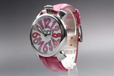 [Near MINT] GaGa Milano Manuale 40 5020.6 Quartz Men's Watch From JAPAN - Image 1 of 4