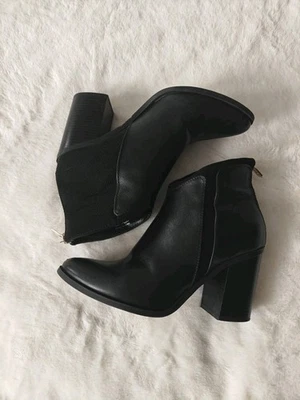 Call It Spring Women's Ankle Boots Heeled Bootie Pointed Toe Block Heel Zip 6.5 - Image 1 of 4