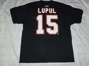 Philadelphia Flyers Joffrey Lupul Black Reebok Shirt New tags Mens Large - Picture 1 of 3