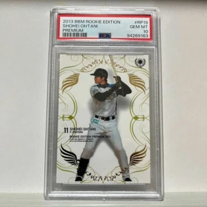 Shohei Ohtani Rookie Edition Premium Card 2013 BBM RC Promo 1st RP19 PSA 10 - Picture 1 of 2