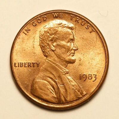 1983-P Lincoln Cent Doubled Die Obverse FS-101 1DO-001 - Image 1 of 4