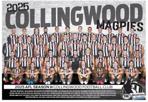 2025 Collingwood magpies AFL FOOTBALL TEAM POSTER,BARGAIN,FREE POST,1 - Picture 1 of 1