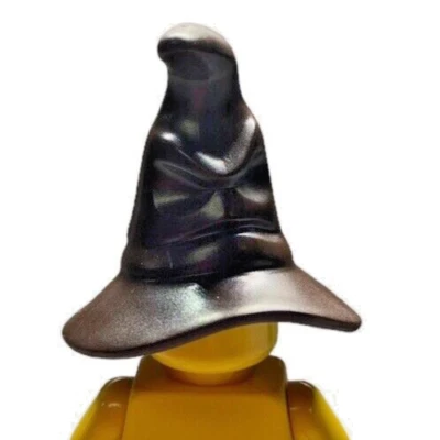 LEGO MINIFIGURA CASCO HP Sombrero Clasificador Bruja Mago con Cara #38974 HP NUEVO Foto 1 de 4