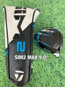 TaylorMade SIM2 Max 9 degree Driver Head only Right handed W/Head Cover - Picture 1 of 10