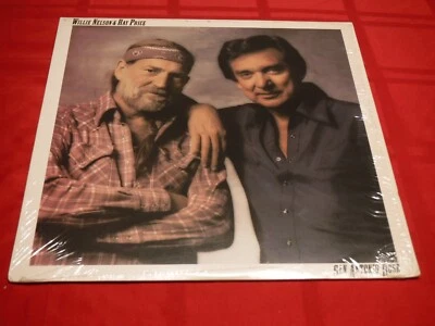 Willie Nelson Ray Price San Antonio Rose 1980 LP Crazy Arms Be There Night Life - Image 1 of 4