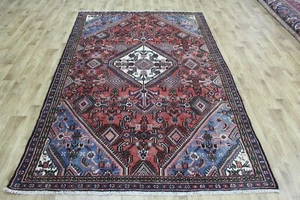 Antigua alfombra persa hecha a mano de la región del Gran Hamedán 260 x 165 cm - Imagen 1 de 12