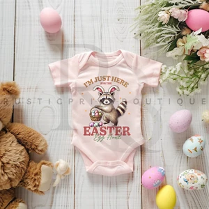 Infant Romper Baby Jumpsuit Baby One Piece Cute Easter Baby Outfit Easter Egg - Picture 1 of 2