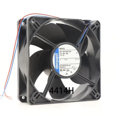 Ebmpaps Axial Fan 4414H 2-wire 120*120*38MM 24V 8.6W 0.36A Chassis Cooling Fan - Image 1 of 3