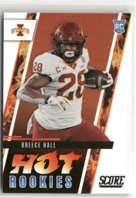 2022 Score #HR5 Breece Hall Hot Rookies ☘️87 - Image 1 of 2