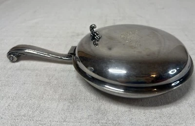 Vintage Silent Butler/Crumb Catcher Silver Plate WMA ROGERS Decorative Handle - Image 1 of 4