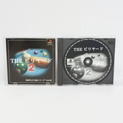 THE BILLIARDS 2 Simple 1500 Vol.50 PS1 Playstation For JP System p1 - Image 1 of 2