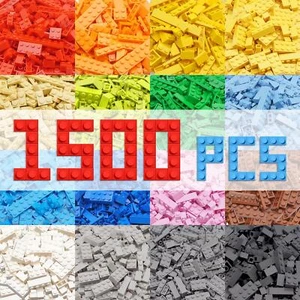 1500 Piece Building Bricks,Bulk Classic Building Blocks Basic Box Compatible 12 - Picture 1 of 7