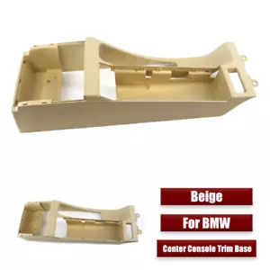 Beige Car Center Console Trim Base For BMW 3 Series E46 318 320 323 325 330 M3 - Picture 1 of 6
