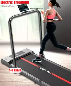 Electric Treadmill Walking Pad Running Machine Fitness LCD Display With Handrail - Picture 1 of 8