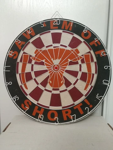 Texas A&M Aggies Memorabilia Saw 'Em Off Short! Football Dartboard Cover