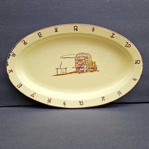 Vintage 50er Jahre Monterrey Western Ware Emaille Ware Platte Tablett - Bild 1 von 20