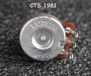 Vintage 1981 Fender Gitarre CTS Pot 250k 1980er Stratocaster Telecasater - Bild 1 von 3