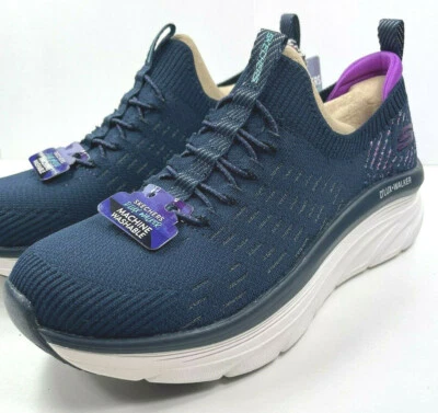 Skechers D'Lux Walker / STAR STUNNER / Womans / NAVY-PURPLE / NIB/ Reg $95 - Image 1 of 4