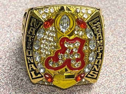 2015 ALABAMA COMMEMORATIVE CHAMPIONSHIP RING SIZE 11 Cover