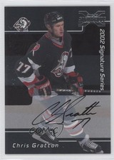 2002 ITG Be A Player Signature Series 2001-02 Buybacks Chris Gratton #LCG Auto