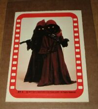 1977 Topps Star Wars Sticker Trading Card #41 PAIR OF JAWAS