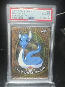 PSA 10 GEM MINT Dragonair #148 (Topps Chrome Series 2) Holo Pokemon Card - Picture 1 of 2