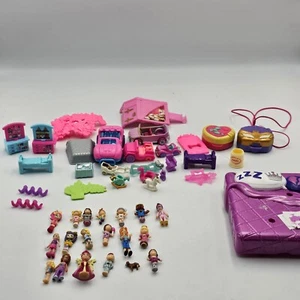 Lotto Lavoro Figurine Polly Pocket E Ricambi - Foto 1 di 12