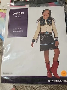 Cowgirl Costume Child Size Large 12-14 #3016 - Picture 1 of 2