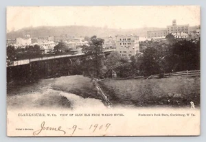 Glen Elk Section of Clarksburg West Virginia from Waldo Hotel Tucks Postcard - Picture 1 of 2