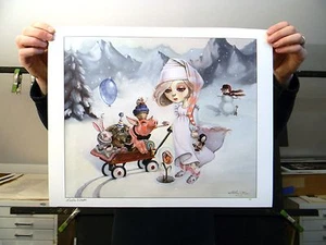 ""Distant Memories"" de Leslie Ditto - Edición Limitada Impresión Original 16"" x 20" - Imagen 1 de 2