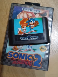 Sonic the Hedgehog 2 (Sega Genesis, 1992) CIB komplett getestet funktioniert - Bild 1 von 6