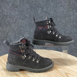 TOMS Botas Mujer 5.5 Summit Informales Con Cordones Botín 10008957 Gris Gamuza - Imagen 1 de 19