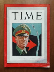 Time Magazine July 13 1942 Nazi General Rommel No Label Newsstand - Picture 1 of 1