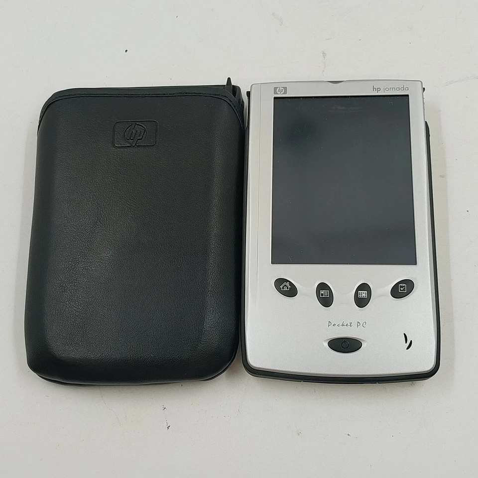 HP Jornada 540 Series Silver Pocket PC PDA Electronic Handheld w Stylus Untested - Image 1 of 4