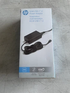 HP 65W Slim AC Adapter (USB Type-C) New Sealed Laptop - Picture 1 of 1
