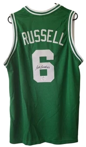 Bill Russell Autograph Boston Celtics Basketball Jersey JSA COA  - Picture 1 of 7