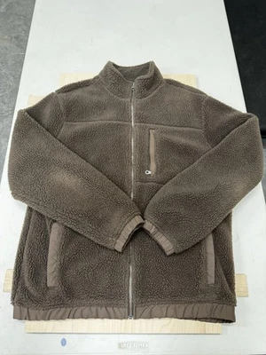 Old Navy Fleece Full Zip Men’s Medium Jacket Brown Long Sleeve - Image 1 of 3