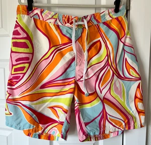 Men's Vilebrequin Flamingo Dye Classic Board Shorts w/ liner Sz XXXL (3XL) - Bild 1 von 10